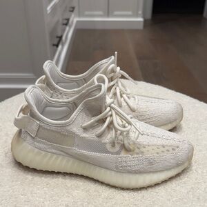 Yeezy Cream Knit Sneakers